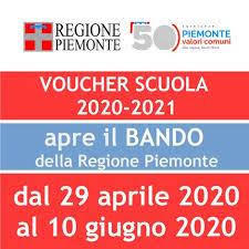 Voucher Scuola - Bando regionale - L.R. 28-2007- D.G.R. n. 4-1257 del 24 aprile 2020 - Proroga al 30 giugno acquisizione ISEE